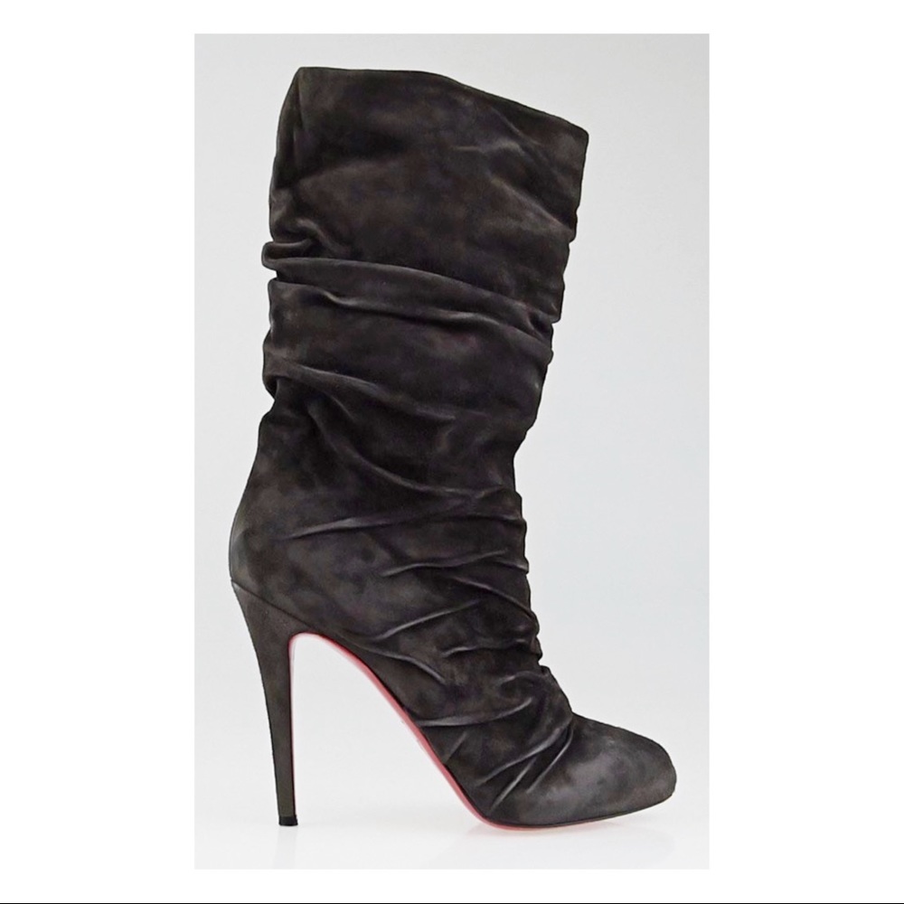 Christian Louboutin Piros Mid-Calf Boots